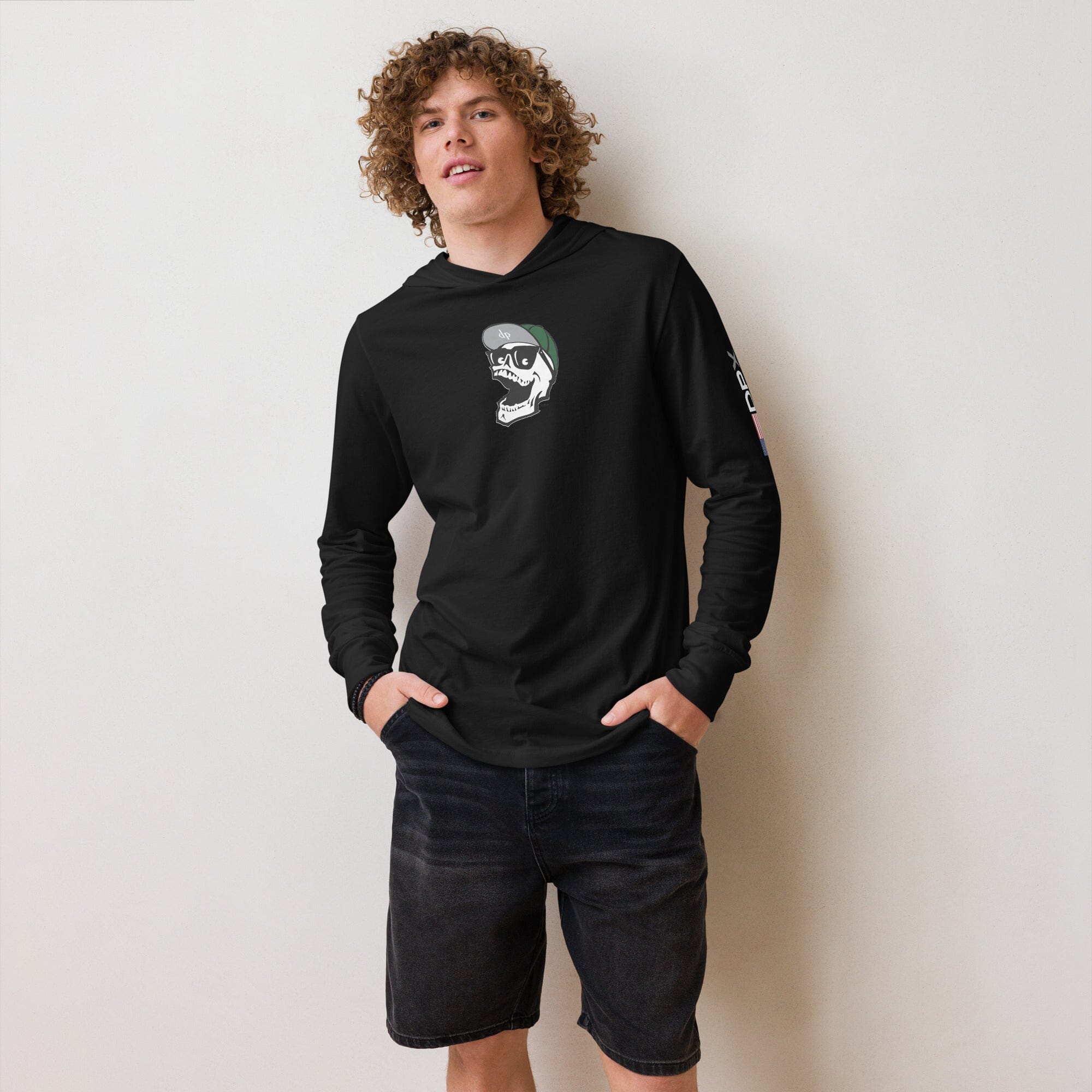 Mr. DP hooded long-sleeve tee - DPx Gear Inc.