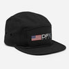 DPx Gear American Flag Logo 5 Panel Camper Hat - DPx Gear Inc.